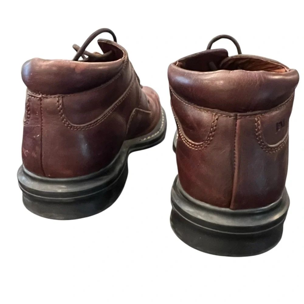 Chukka Boots Men's‎ 9.5 Reddish Brown Leather Johnston Murphy Lace Up Strap